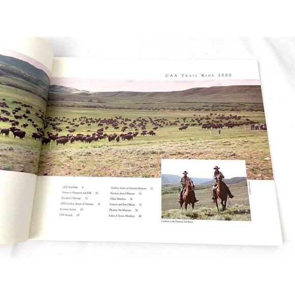 Cowboy Artists of America Paperback 35th Phoenix Art Museum 2000 First Edition - Picture 9 of 15